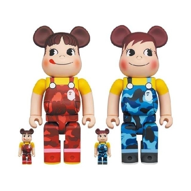 BE@RBRICK BAPE × ペコ&ポコ100％&400％(4体セット)