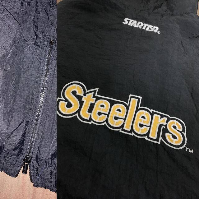 STARTER 90s NFL steelers ハーフジップ　中綿　パーカー メンズのジャケット/アウター(ナイロンジャケット)の商品写真