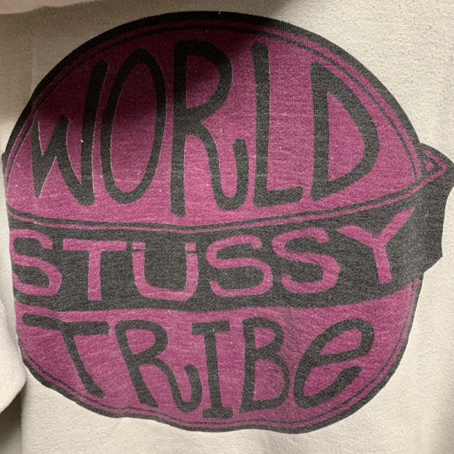 STUSSY - ワールドツアーOLD STUSSY 80s ヴィンテージ パーカー 黒タグ