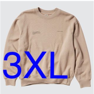 ユニクロ(UNIQLO)のユニクロ　ルーブル美術館　スウェット　ベージュ　モナリザ　3XL  (トレーナー/スウェット)