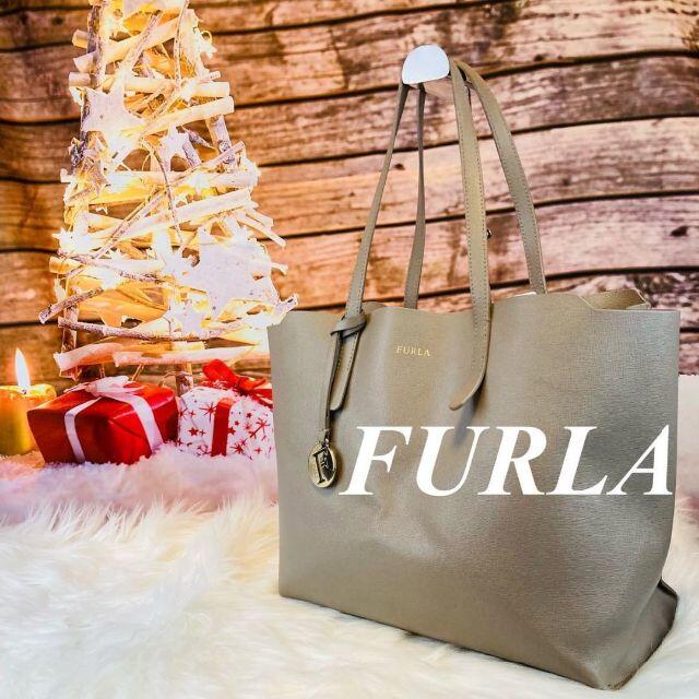 ロゴチャーム♪ FURLA フルラ SALLY サリー トートバッグ A4 - トート