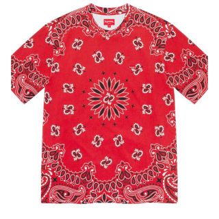 シュプリーム(Supreme)のsupreme small box tee red bandana small(Tシャツ/カットソー(半袖/袖なし))