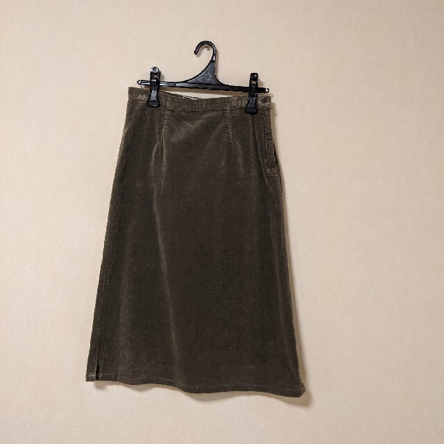 45rpm(フォーティーファイブアールピーエム)の45rpm モスグリーンスカートM レディースのスカート(ロングスカート)の商品写真