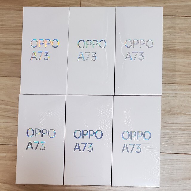OPPO - 6台セット 新品未開封 OPPO A73 ダイナミックオレンジ ネイビーブルー