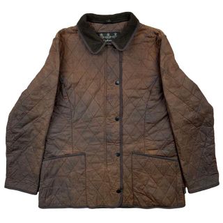 バーブァー(Barbour)の90s バブアー オイルドジャケット キルティング ロゴ 3ワラント ブラウン(ブルゾン)