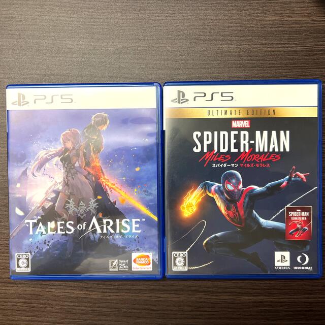 PS5テイルズ オブ アライズ & スパイダーマン マイルズ・モラレス