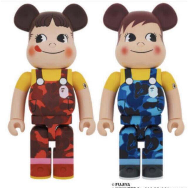 キャラクターグッズBE@RBRICK BAPE(R) × ペコちゃん & ポコちゃん 1000%