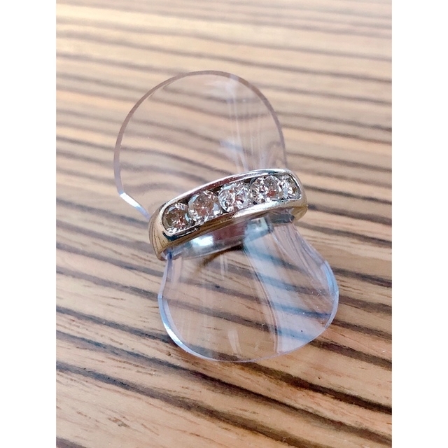 Pt900 ダイヤモンド 1.00ct リング 一文字 9.5号 レディースのアクセサリー(リング(指輪))の商品写真