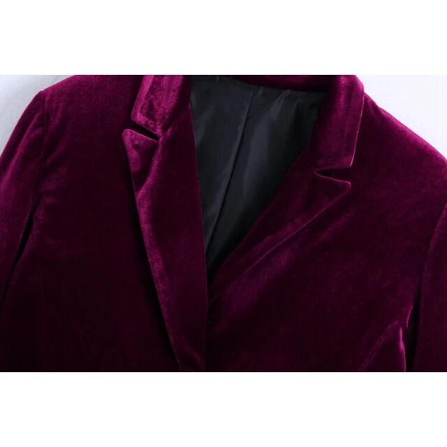 ZARA - 🍁11月新作🍠6952◇ベロア ベルベット ジャケット