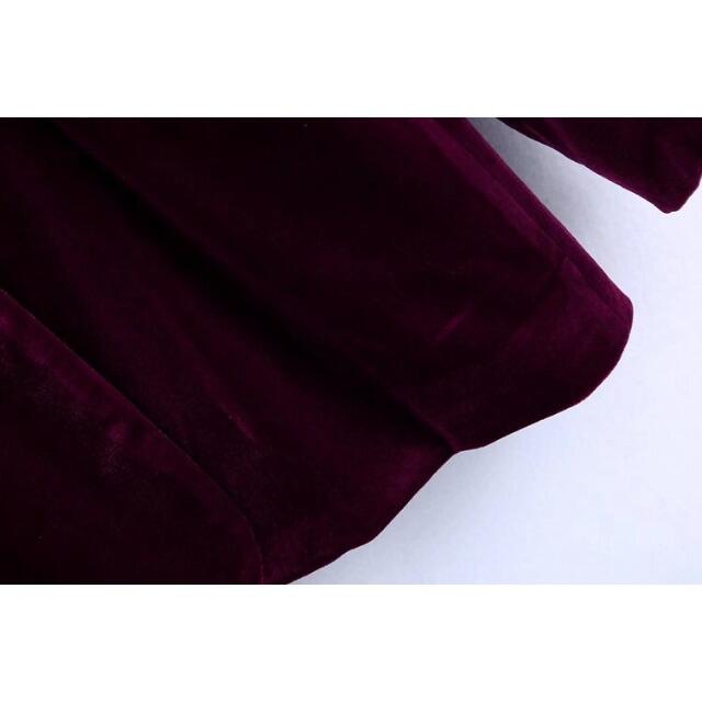 ZARA - 🍁11月新作🍠6952◇ベロア ベルベット ジャケット ZARA - 🍁11月新作🍠6952◇ベロア ベルベット ジャケット