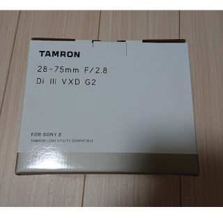 タムロン(TAMRON)の新品未開封 TAMRON 28-75mm F/2.8 Di III VXD G2(レンズ(ズーム))