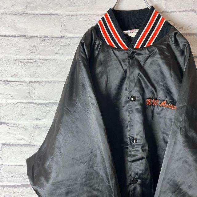 【希少】USAused バック刺繍ロゴゆるだぼスタジャン メンズのジャケット/アウター(スカジャン)の商品写真
