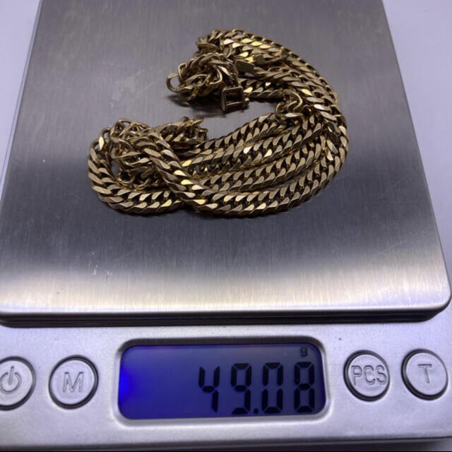 18金 k18 喜平ネックレス 50g（49g） 52cm 6面ダブル メンズのアクセサリー(ネックレス)の商品写真