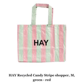 モマ(MOMA)のHAY Candy StripeShopper キャンディーストライプショッパー(トートバッグ)