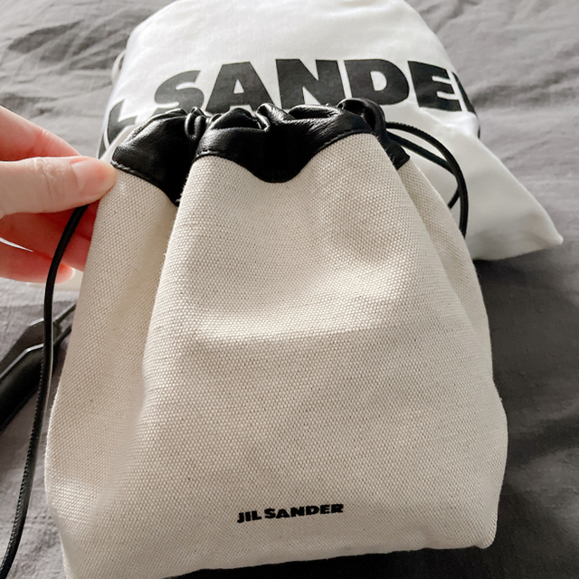 JIL SANDER ジルサンダー ドローストリング クロスボディバッグ | www