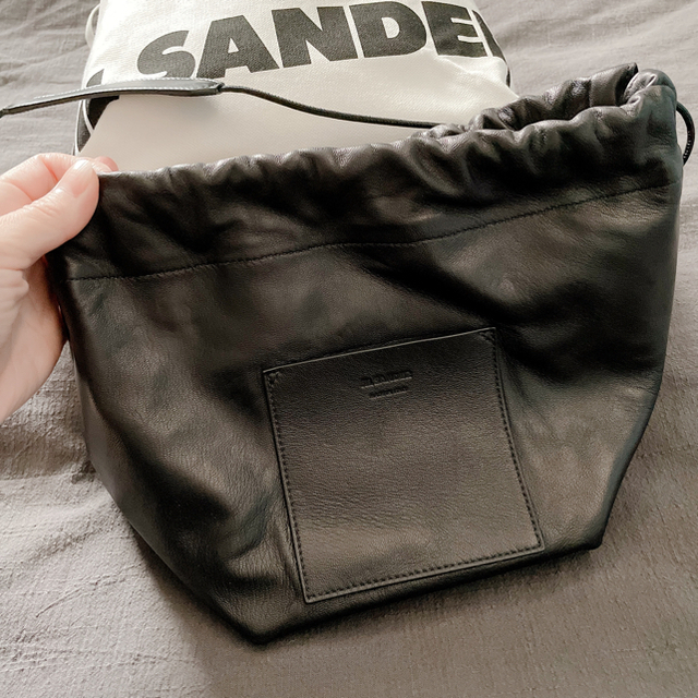JIL SANDER ジルサンダー ドローストリング クロスボディバッグ | www
