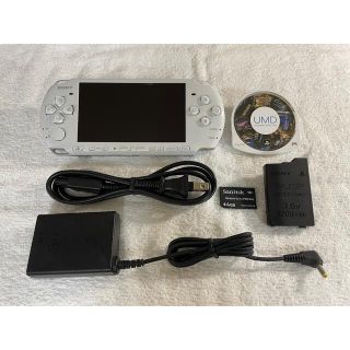 プレイステーションポータブル(PlayStation Portable)の良品　PSP-3000  パールホワイト(携帯用ゲーム機本体)