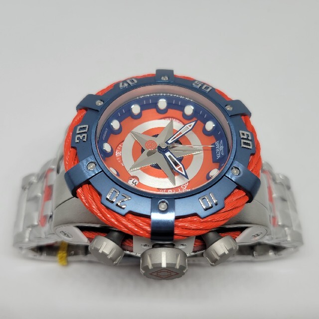 Invicta 53mm マーベル キャプテン アメリカ/グランド ボルトゼウス