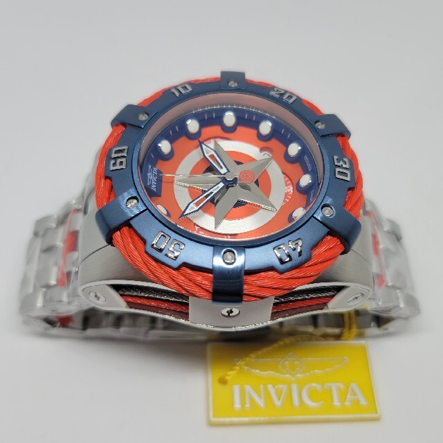 Invicta 53mm マーベル キャプテン アメリカ/グランド ボルトゼウス
