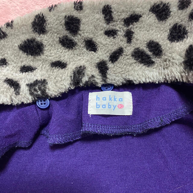 hakka baby(ハッカベビー)のアウター　紫色 キッズ/ベビー/マタニティのベビー服(~85cm)(ジャケット/コート)の商品写真