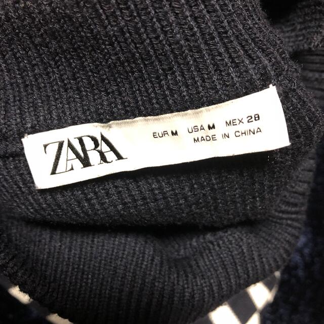 ZARA(ザラ)のZARA ゴールドボタンストライプニットセーター🍁 レディースのトップス(ニット/セーター)の商品写真