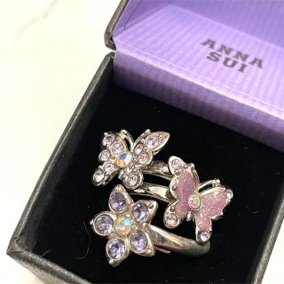 Anna Sui 美品 Anna Sui アナスイ 蝶 花 リング 3点セットの通販 By Miyumiyu S Shop アナスイならラクマ