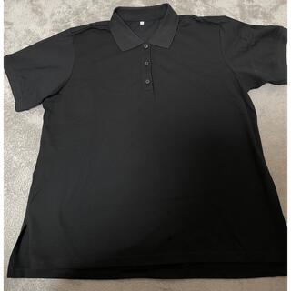 シマムラ(しまむら)のしまむら　レディース黒ポロシャツ　４ L(ポロシャツ)