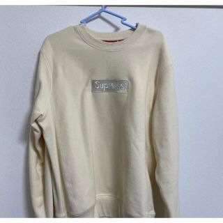 希少!supreme(シュプリーム)ホワイトボックスロゴ スウェット