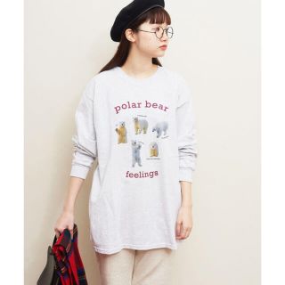 フィグロンドン(fig London)の【新品】fig London◎ polar bear long sleeve(Tシャツ/カットソー(七分/長袖))