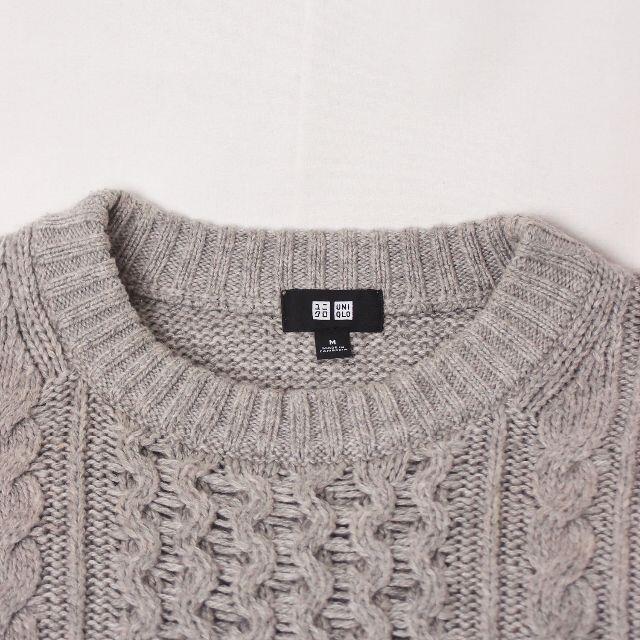 UNIQLO - UNIQLO ユニクロ アクリルウール クルーネック ニット UNIQLO - UNIQLO ユニクロ アクリルウール クルーネック ニット