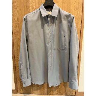 ジルサンダー(Jil Sander)のoamc ian shirts シャツ　ブルー　サイズ　xs(シャツ)