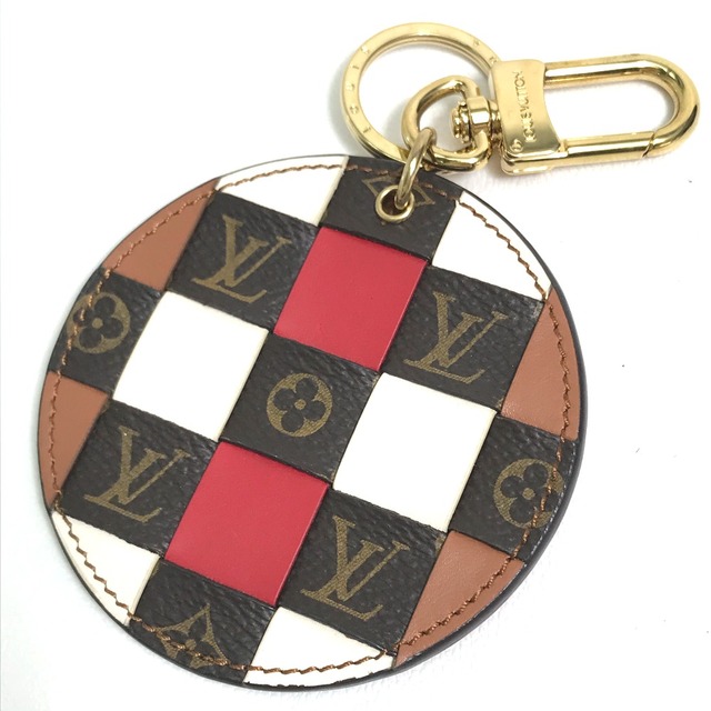 LOUIS VUITTON(ルイヴィトン)のルイヴィトン LOUIS VUITTON バッグチャーム M68657 ポルトクレモノグラムチエック キーリング キーホルダー モノグラムキャンバス マルチカラー 新品同様 レディースのファッション小物(キーホルダー)の商品写真