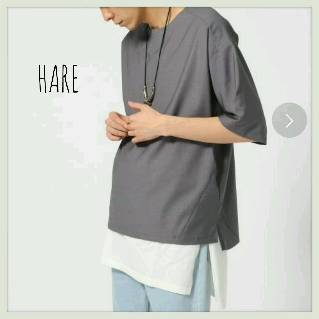 HARE(ハレ)の【新品】HARE♡サイドスリットプルオーバー メンズのトップス(Tシャツ/カットソー(半袖/袖なし))の商品写真