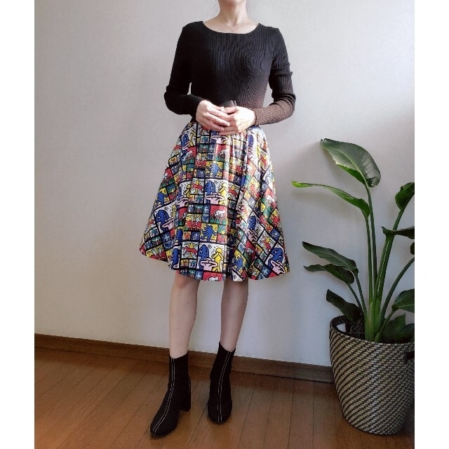 Alice＋orivia Keith Haring コラボスカート꙳★*ﾟ