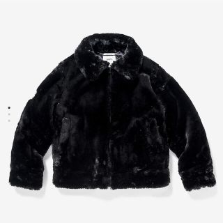 WTAPS GRIZZLY JACKET POLY FUR ファー BLACK(その他)