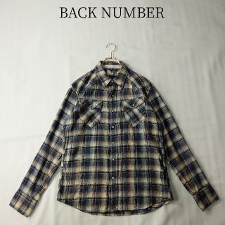 バックナンバー(BACK NUMBER)のBACK NUMBER ネルシャツ ウエスタンシャツ Lサイズ チェック柄(シャツ)