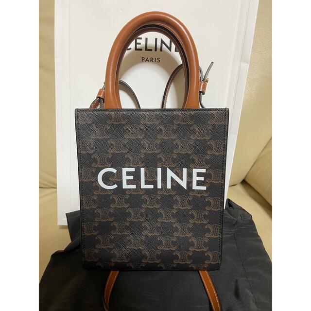 CELINE セリーヌ ミニ バーティカルカバ トリオンフ キャンバス