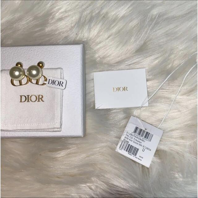 DIOR TRIBALES ピアス メタル&レジンパール