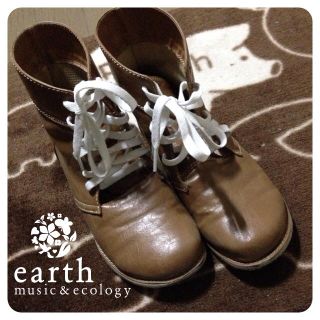 アースミュージックアンドエコロジー(earth music & ecology)のearth m&e ショートブーツ♡*♪(ブーツ)