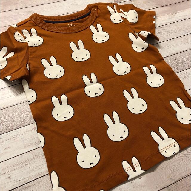 ミッフィー　オーガニックTシャツ キッズ/ベビー/マタニティのキッズ服男の子用(90cm~)(Tシャツ/カットソー)の商品写真