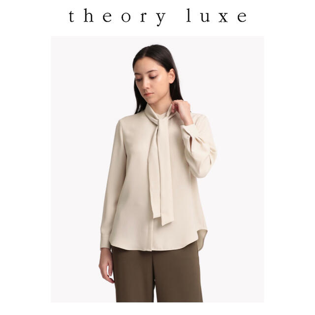 クリスマスローズ theory luxe ⭐︎ ボウタイブラウス - 通販