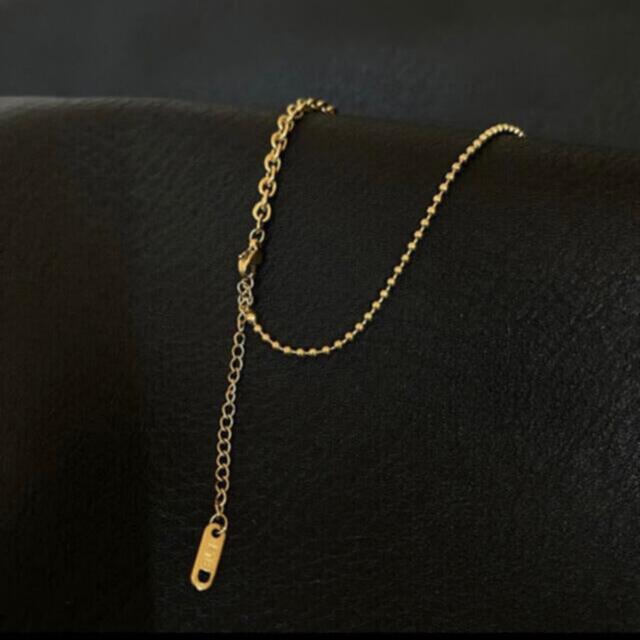 Ameri VINTAGE(アメリヴィンテージ)の新品未使用 stainless18kgf chain necklace gold レディースのアクセサリー(ネックレス)の商品写真