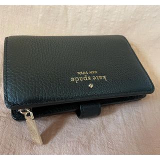 kate spade new york - ケイトスペードニューヨーク 二つ折り財布 黒 ...