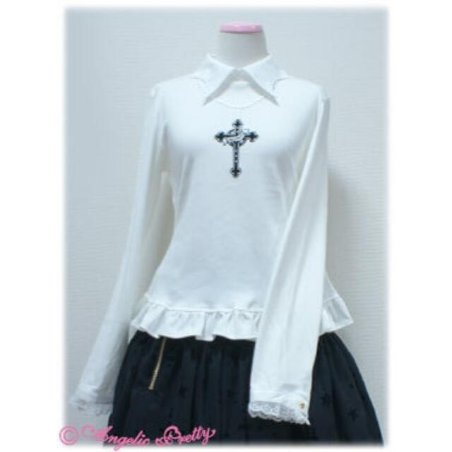 Angelic Pretty(アンジェリックプリティー)の激レア  Holyクロスプリントカットソー メンズのトップス(Tシャツ/カットソー(七分/長袖))の商品写真