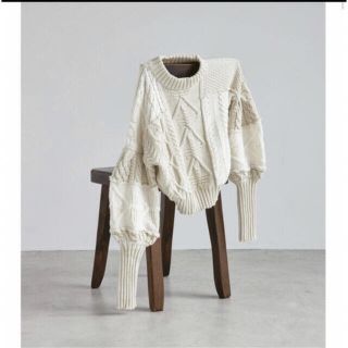 トゥデイフル(TODAYFUL)のtodayful Patchwork Puff Knit(ニット/セーター)