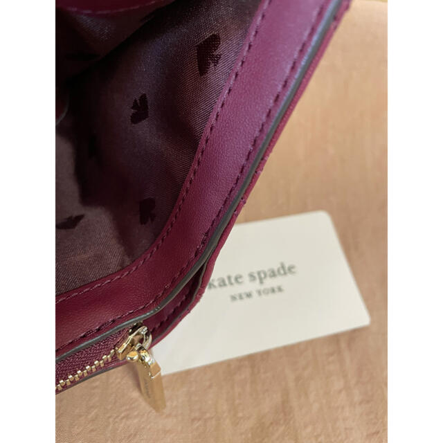 kate spade new york(ケイトスペードニューヨーク)のケイトスペードニューヨーク　二つ折り財布　ラウンドファスナー　カードケース レディースのファッション小物(財布)の商品写真