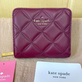 ケイトスペードニューヨーク(kate spade new york)のケイトスペードニューヨーク　二つ折り財布　ラウンドファスナー　カードケース(財布)