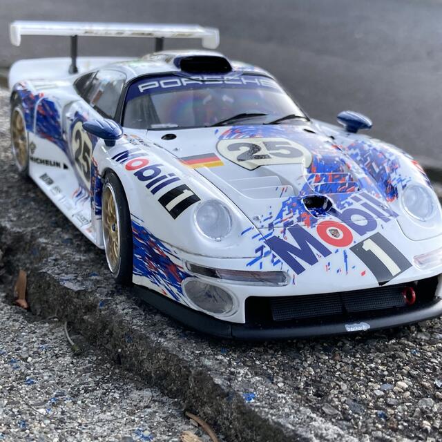 タミヤ☆PORSCHE 911 GT1(製作品) - 模型/プラモデル