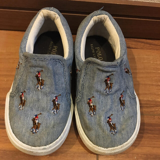 POLO RALPH LAUREN(ポロラルフローレン)のベビー　キッズ　スニーカー　POLO ポロ　ラルフローレン　最終価格 キッズ/ベビー/マタニティのベビー靴/シューズ(~14cm)(スニーカー)の商品写真