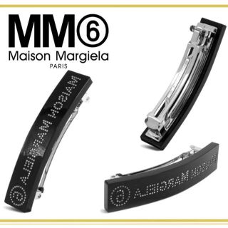 新品 メゾンマルジェラ MM6 ヘアピン ヘアクリップ MM6ロゴデザイン